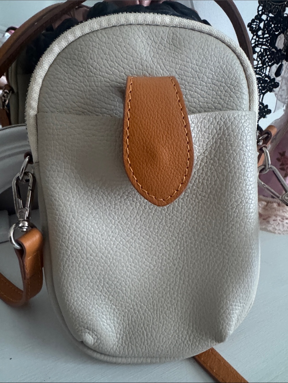NWT Divina Firenze Amanda Leather Belt Bag Phone Crossbody — Made in Italy